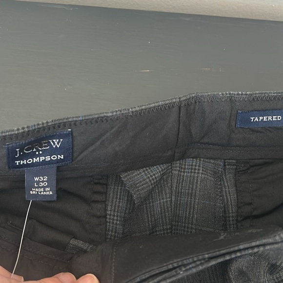 J Crew Factory Thompson pant AP879 32/30 Dark blue gray plaid - Picture 6 of 8
